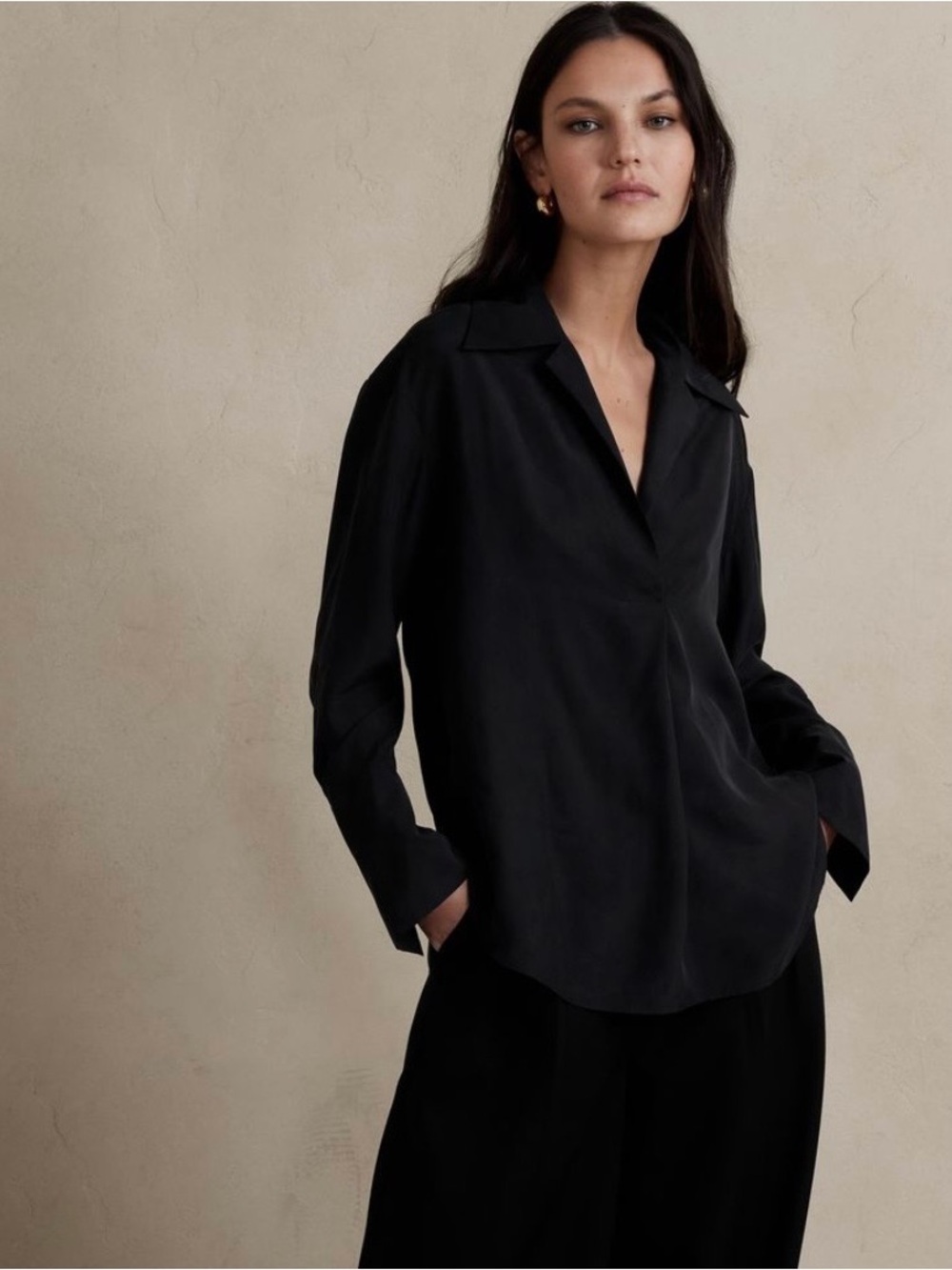 Banana Republic Aurora Mulberry Silk Top